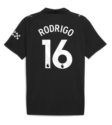 Manchester City Rodri Hernandez #16 Replika Udebanetrøje 2025-26 Kortærmet